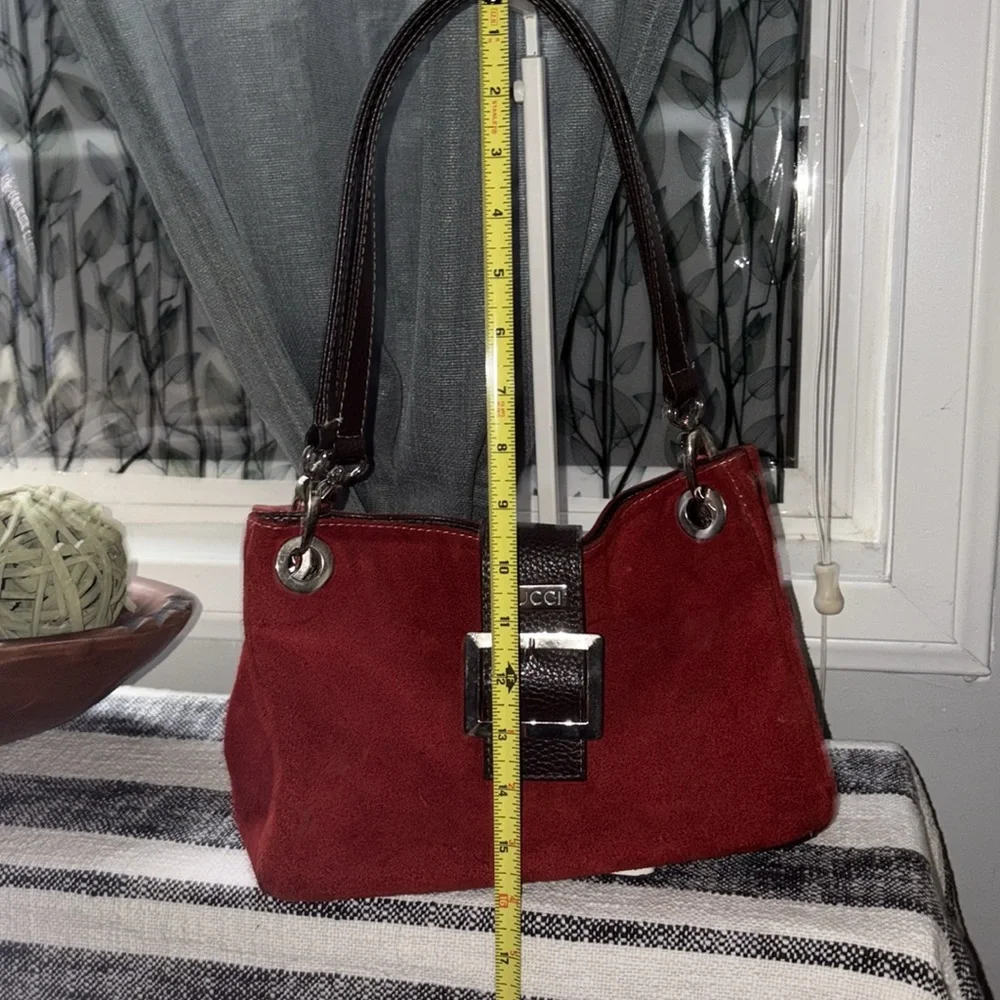 Red and Brown fashon Shoulder Bag - Picture 10 of 13
